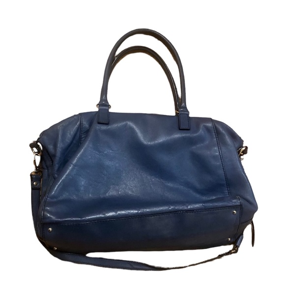 Kate Spade blue satchel with cross body strap - Picture 2 of 9